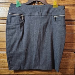 JOE B Joe Benbasset Skirt Charcoal XL NWT